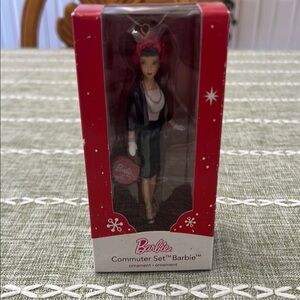 Barbie Commuter Set Ornament in Red and Black